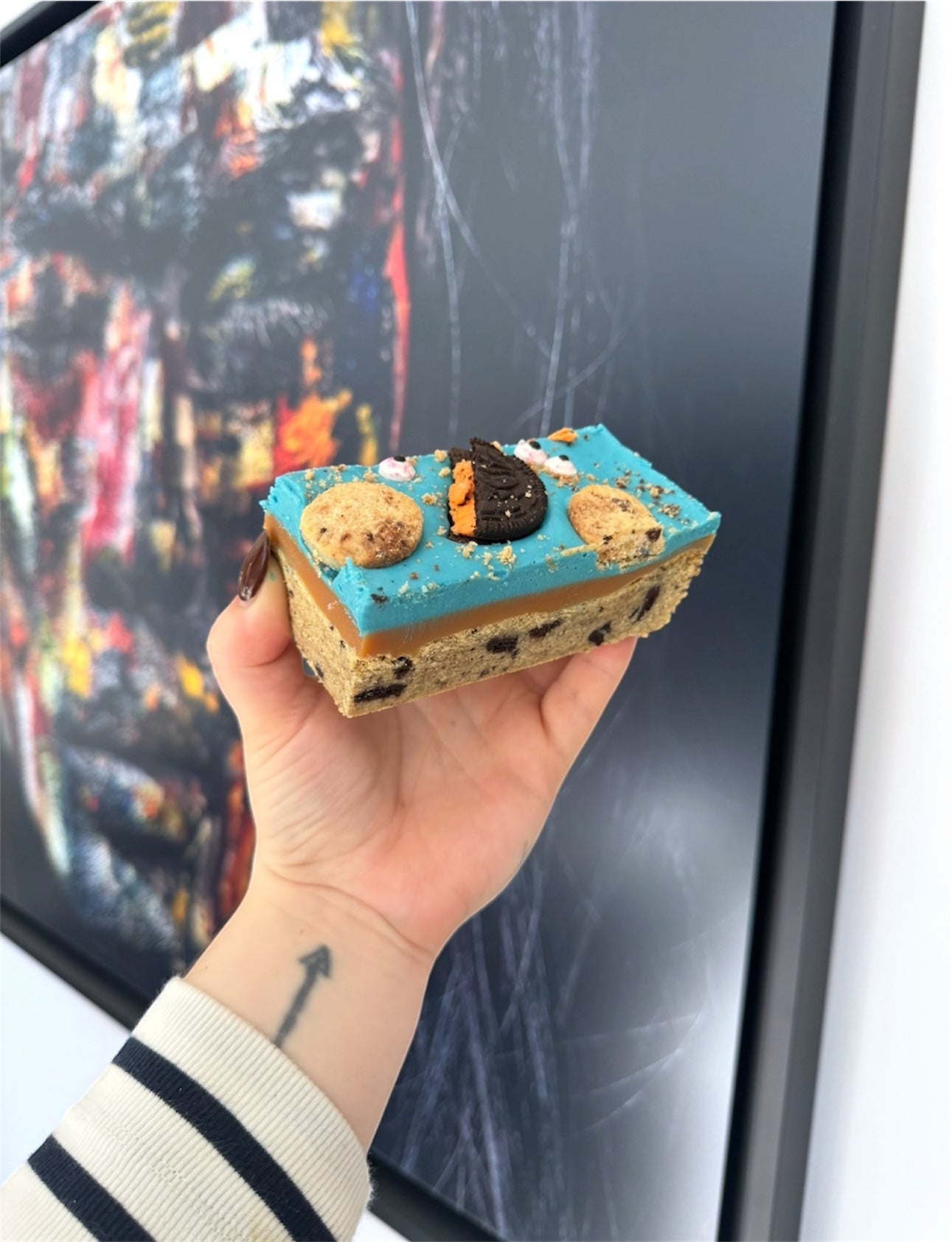 Cookie Monster Millionaires Cookie Bar